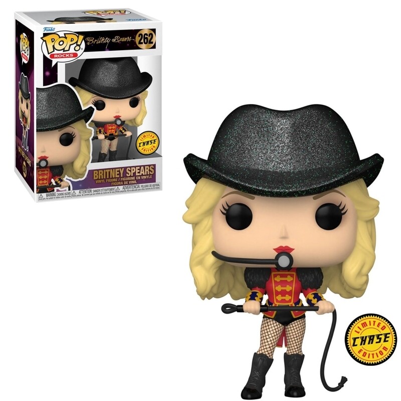 Britney Spears 3 3/4&quot;H POP! Rocks Vinyl Figure #262 *CHASE* Circus