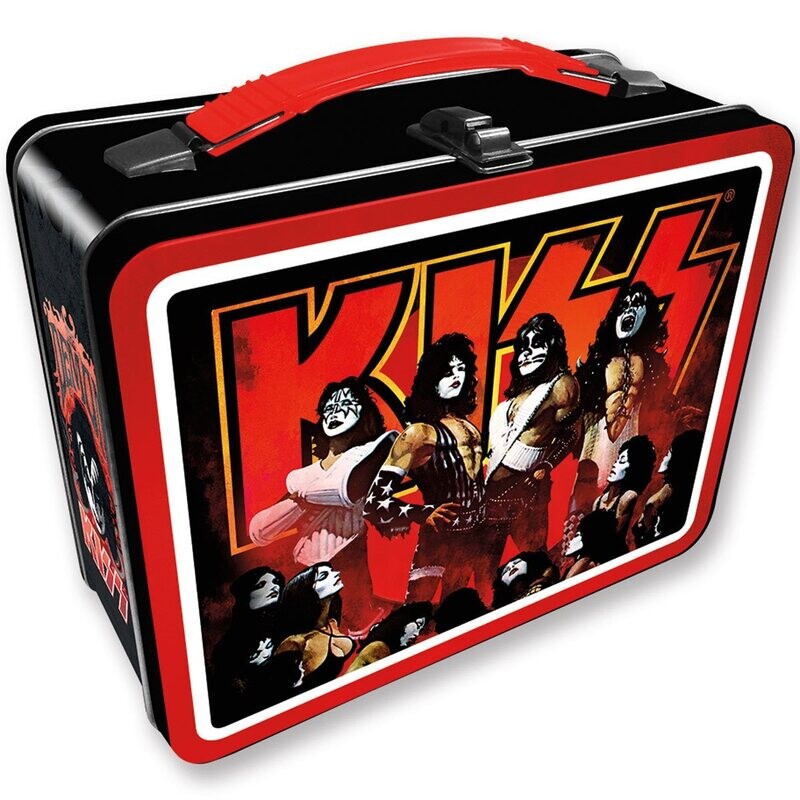 KISS &quot;Love Gun&quot; Embossed Metal Lunchbox Tote