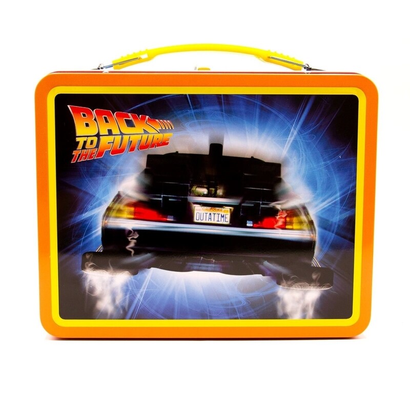 Back to the Future Embossed Metal Lunchbox Tote