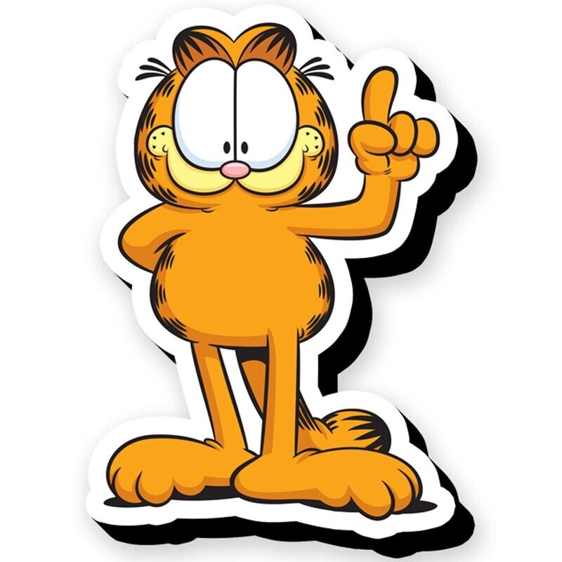 Garfield Chunky Wooden Magnet