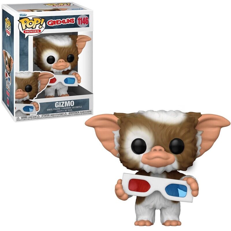 Gremlins Gizmo with 3-D Glasses 3 3/4&quot;H POP! Movies Vinyl Figure #1146