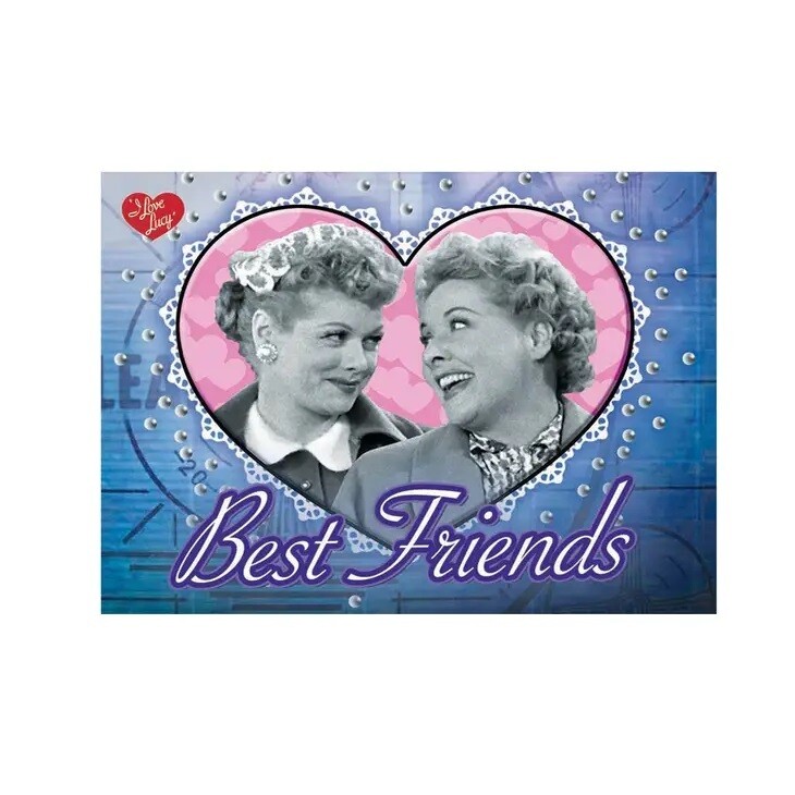 I Love Lucy &quot;Best Friends&quot; Metal Magnet