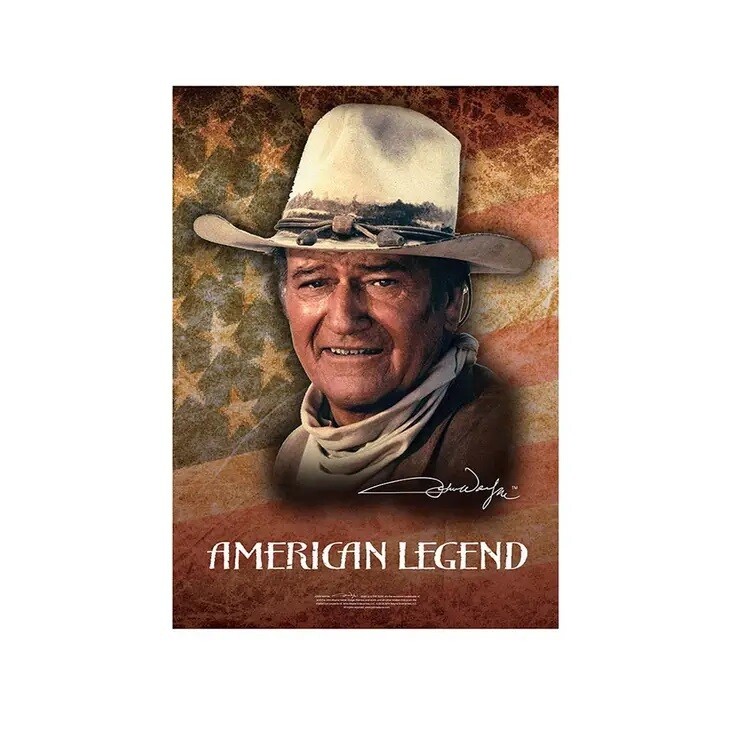 John Wayne &quot;American Legend&quot; Metal Sign