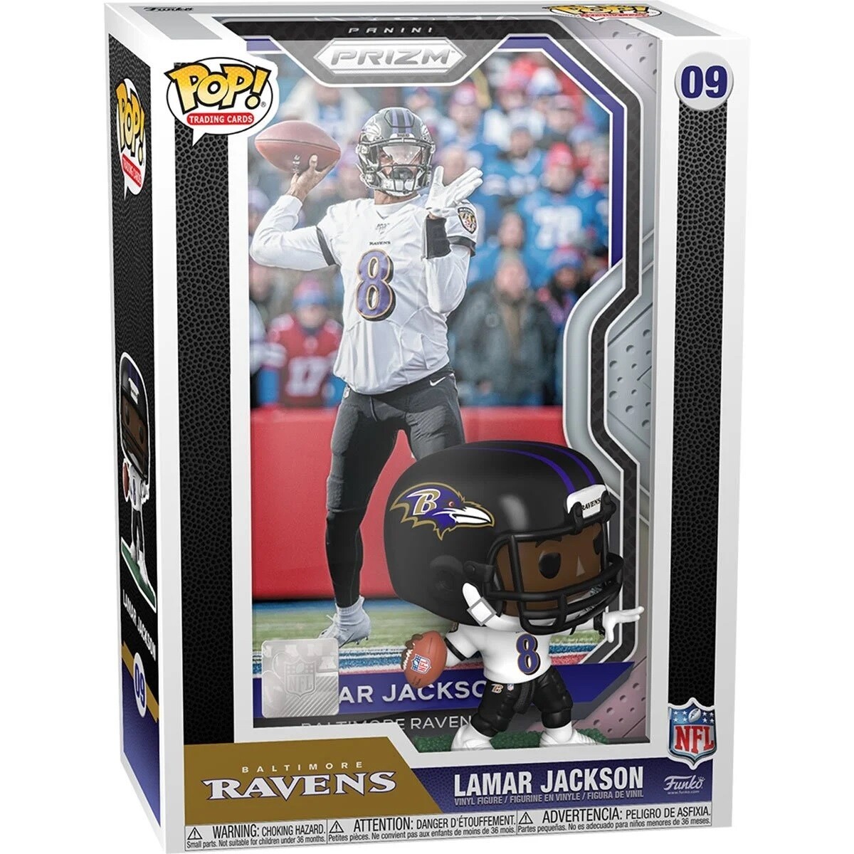 NFL Lamar Jackson POP! NFL Trading Card #9
