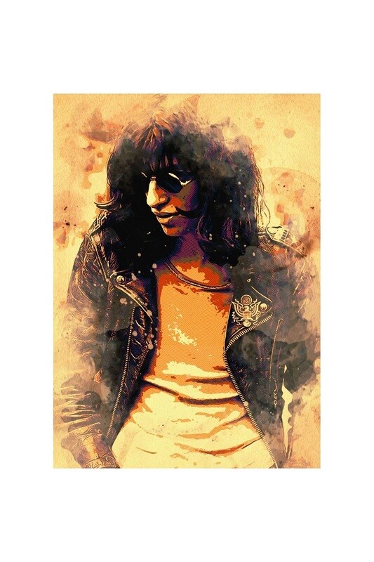 Ramones - Joey Ramone Metal Sign 7 3/4&quot;W x 11 3/4&quot;H