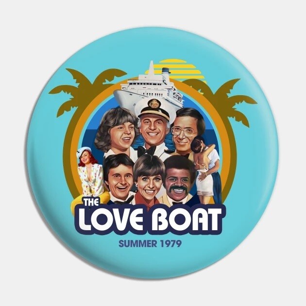 2 1/4"D The Love Boat "Summer 1979" Pinback Button