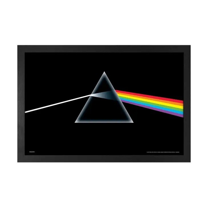 Pink Floyd &quot;Dark Side of the Moon&quot; Gel Coated Canvas Print