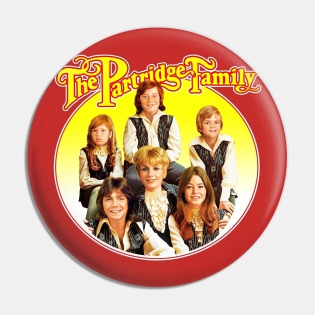 2 1/4"D The Partridge Family Pinback Button