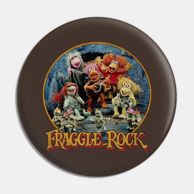 2 1/4&quot;D Fraggle Rock Pinback Button