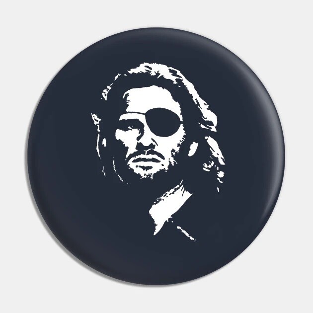 2 1/4"D Escape from NY "Snake" Pinback Button