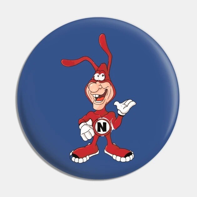Domino&#39;s Pizza 2 1/4&quot;D The Noid Pinback Button