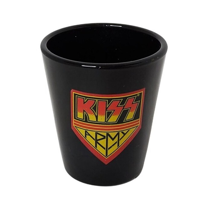 KISS Army 1 3/4 Ounce Glass Shot Glass