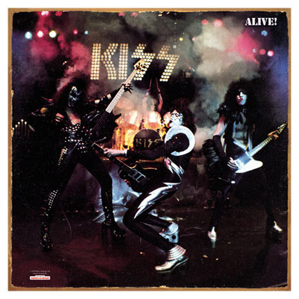 12&quot; x 12&quot; KISS Alive! Metal Sign