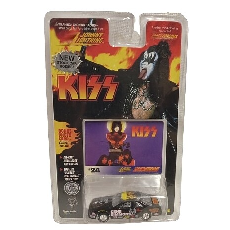 KISS Gene Simmons Johnny Lightning Die-Cast Car with Card #24