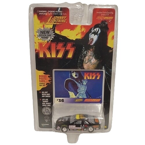 KISS Gene Simmons Johnny Lightning Die-Cast Car with Card #36