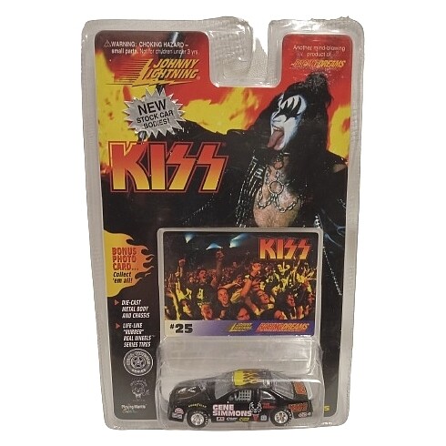 KISS Gene Simmons Johnny Lightning Die-Cast Car with Card #25