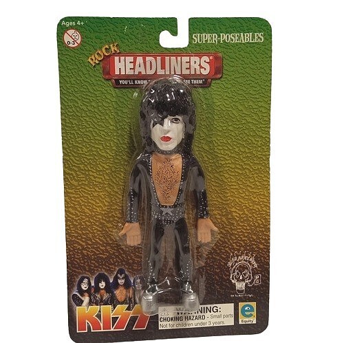 KISS Paul Stanley Rock Headliners Bendable Figure