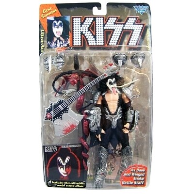 KISS Gene Simmons McFarlane Series One Ultra Acton Figures with Solo Album
