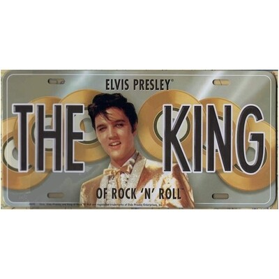 Elvis Presley "THE KING" License Plate