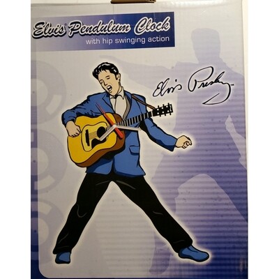 Elvis Presley Hip Swinging Pendulum Wall Clock