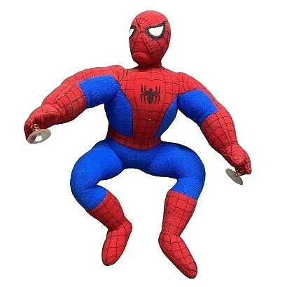 Marvel Spider-Man 10&quot;H Plush with Suction Cup Hands