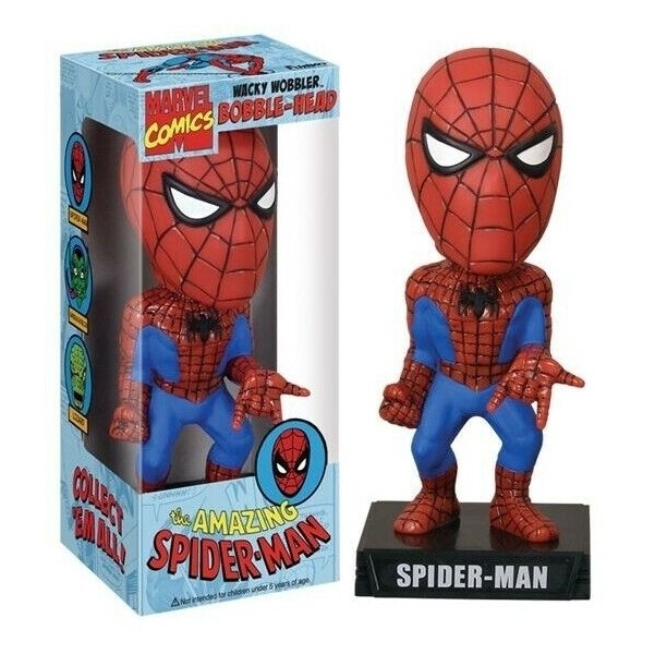 Marvel 7&quot;H Spider-Man Wacky Wobbler Bobblehead Doll