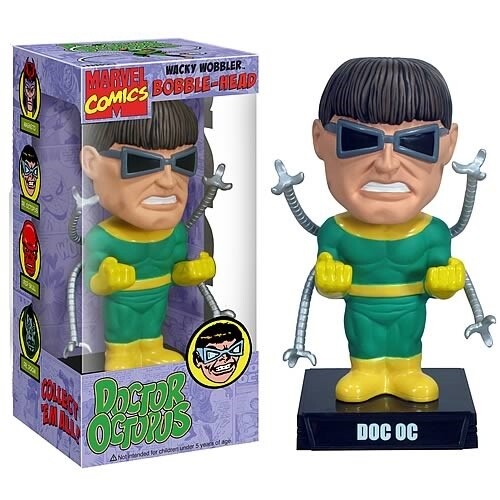 Marvel 7&quot;H Doctor Octopus Wacky Wobbler Bobblehead Doll