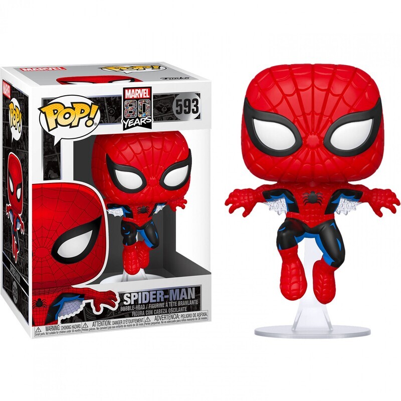 Marvel 80 Years Spider-Man 3 3/4&quot;H POP!  Vinyl Figure #593