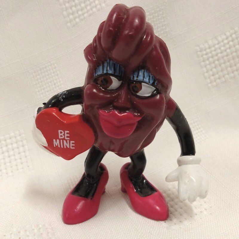 California Raisins &quot;Be Mine&quot; Valentine&#39;s PVC Figure