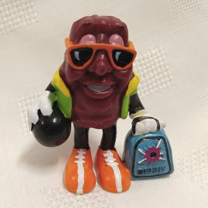 California Raisins Benny Bowler PVC Figure