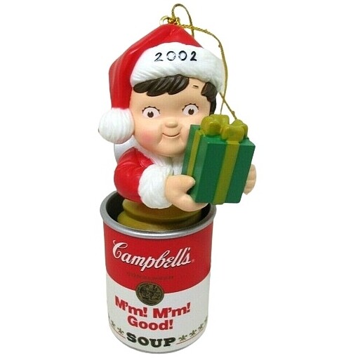 Campbell's Soup Kids Christmas Ornament - 2002