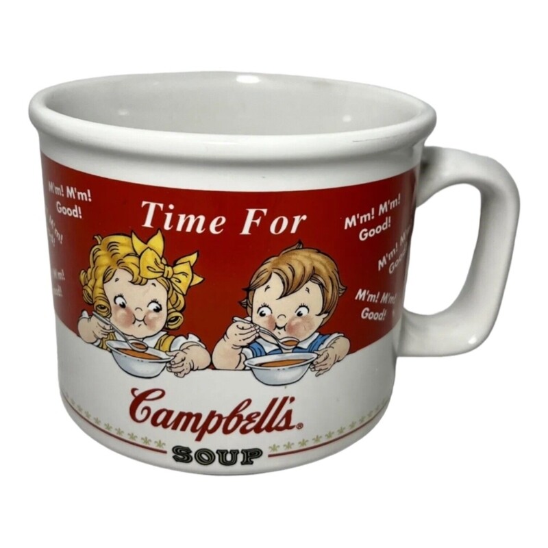 Campbell&#39;s Soup Kids Mug &quot;Time For Campbell&#39;s M&#39;m M&#39;m Good&quot;