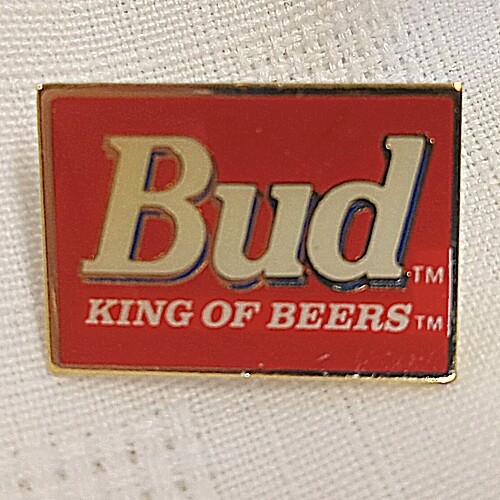 Bud &quot;King Of Beers&quot; Enamel Pin