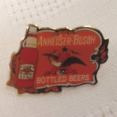 Anheuser-Busch Bottled Beers Enamel Pin
