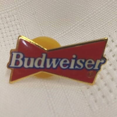 Budweiser "Bow Tie" Logo Enamel Pin