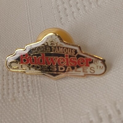 World Famous Budweiser Clydesdales Enamel Pin