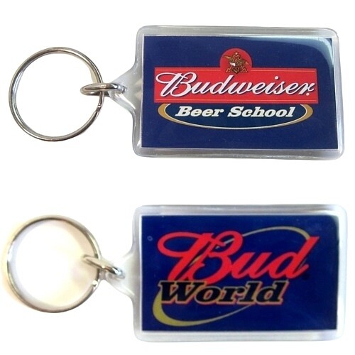 Budweiser "Beer School" Acrylic Keychain