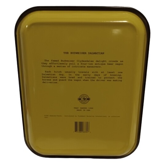 Budweiser LARGE Metal Serving Tray - Dalmatian