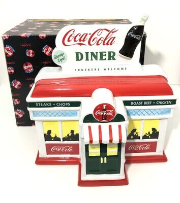 Coca-Cola Diner Ceramic Cookie Jar