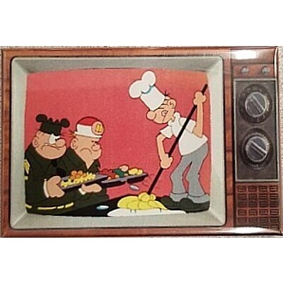 Beetle Bailey Metal TV Magnet