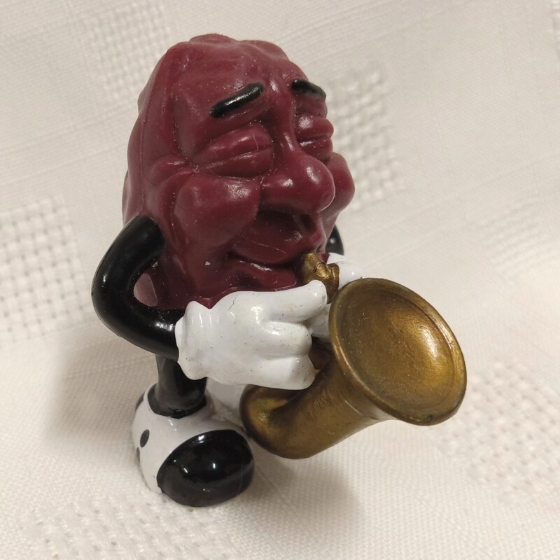California Raisins Smaller Sax Player PVC Figure