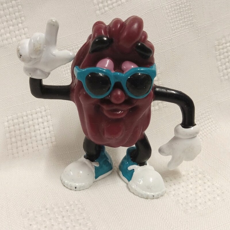 California Raisins Green Glasses PVC Figure
