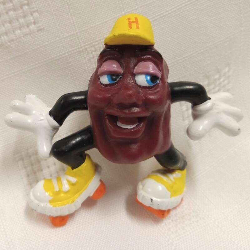 Hardee&#39;s California Raisins Rollin&#39; Rollo PVC Figure
