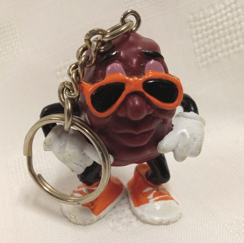California Raisins Ben Indasun PVC Figural Keychain