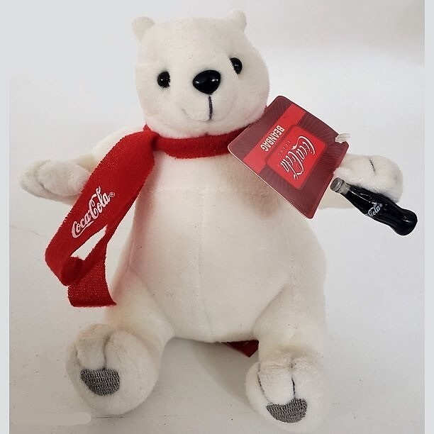 5 1/2&quot;H Coca-Cola Polar Bear Bean Bag Plush