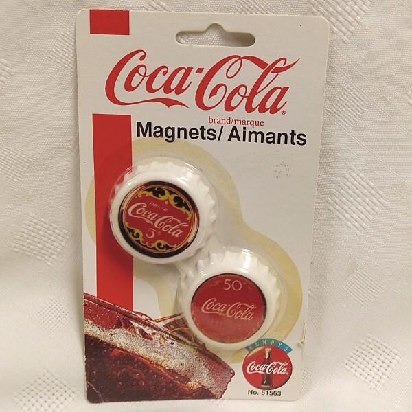 Coca-Cola Magnet - 2 Caps Design