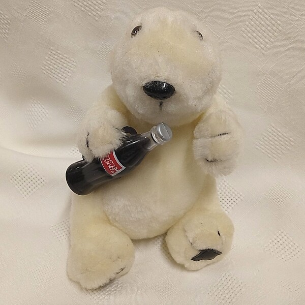 Coca-Cola Polar Bear 6&quot;H Plush