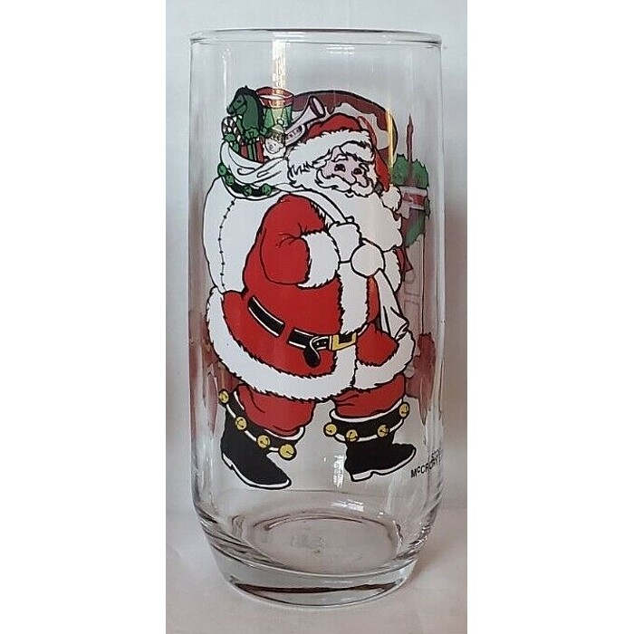 Coca-Cola McCrory&#39;s Christmas Glass (1990s)
