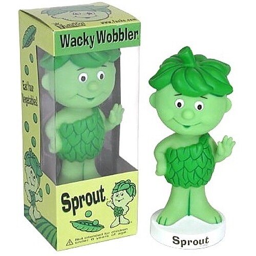 Green Giant 7&quot;H Sprout Wacky Wobbler Bobblehead Doll