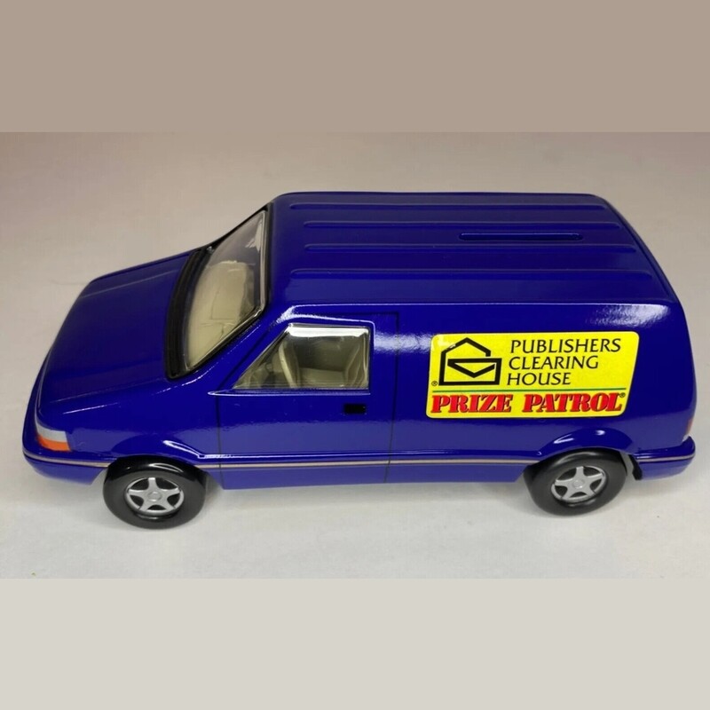 Publisher&#39;s Clearing House Prize Patrol Van Plastic Bank with Stopper